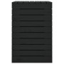 Cesto para la ropa sucia madera maciza pino negro 88,5x44x66 cm de vidaXL, Cestas para ropa - Ref: Foro24-833331, Precio: 164...