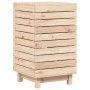 Cesto para la ropa sucia madera maciza de pino 44x44x76 cm de vidaXL, Cestas para ropa - Ref: Foro24-832321, Precio: 67,23 €,...