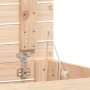 Cesto para la ropa sucia madera maciza de pino 44x44x76 cm de vidaXL, Cestas para ropa - Ref: Foro24-832321, Precio: 67,23 €,...