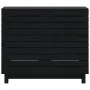 Cesto para la ropa sucia madera maciza de pino 88,5x44x76 cm de vidaXL, Cestas para ropa - Ref: Foro24-833333, Precio: 169,46...