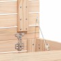 Cesto para la ropa sucia madera maciza de pino 88,5x44x76 cm de vidaXL, Cestas para ropa - Ref: Foro24-832323, Precio: 105,42...