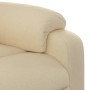 Sillón reclinable eléctrico de tela crema en Sillones | Comprar online en Foru.es