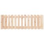 Arriate elevado jardín con valla madera maciza pino 150x50x50cm de vidaXL, Maceteros y jardineras - Ref: Foro24-832492, Preci...
