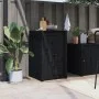 Türen für die Außenküche massives Kiefernholz schwarz 50x9x82cm von vidaXL, Schranktüren - Ref: Foro24-832361, Preis: 34,80 €...