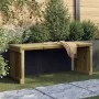 Banco jardín extensible madera impregnada pino 212,5x40,5x45 cm de vidaXL, Bancos de jardín - Ref: Foro24-832529, Precio: 109...