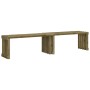 Banco jardín extensible madera impregnada pino 212,5x40,5x45 cm de vidaXL, Bancos de jardín - Ref: Foro24-832529, Precio: 113...