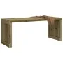 Banco jardín extensible madera impregnada pino 212,5x40,5x45 cm de vidaXL, Bancos de jardín - Ref: Foro24-832529, Precio: 109...