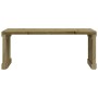 Banco jardín extensible madera impregnada pino 212,5x40,5x45 cm de vidaXL, Bancos de jardín - Ref: Foro24-832529, Precio: 113...