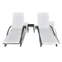 Sun loungers with black synthetic rattan table by vidaXL, Loungers - Ref: Foro24-42497, Price: 342,73 €, Discount: %