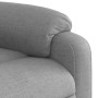 Sillón reclinable de masaje eléctrico tela gris claro en Sillones | Comprar online en Foru.es