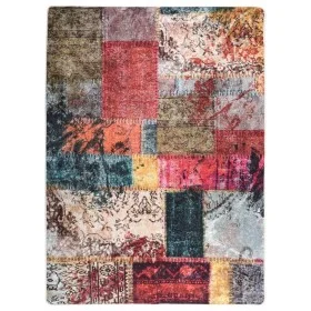 Alfombra lavable antideslizante patchwork multicolor 120x170 cm de vidaXL, Alfombras - Ref: Foro24-373994, Precio: 38,61 €, D...