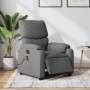 Sillón reclinable de masaje eléctrico tela gris oscuro en Sillones | Comprar online en Foru.es