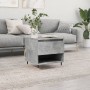 Mesa de centro madera de ingeniería gris hormigón 50x46x50 cm de vidaXL, Mesas de centro - Ref: Foro24-830900, Precio: 42,73 ...