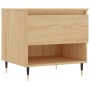 Mesa de centro madera de ingeniería roble Sonoma 50x46x50 cm de vidaXL, Mesas de centro - Ref: Foro24-830898, Precio: 36,14 €...