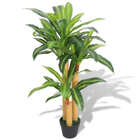 Planta de drácena artificial con maceta 100 cm verde de vidaXL, Flora artificial - Ref: Foro24-244451, Precio: 52,93 €, Descu...