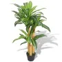 Planta de drácena artificial con maceta 100 cm verde de vidaXL, Flora artificial - Ref: Foro24-244451, Precio: 52,93 €, Descu...
