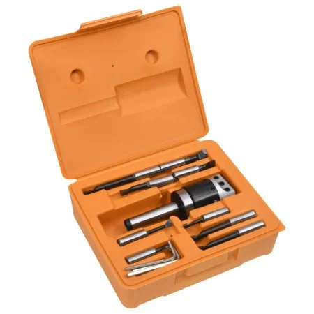 Bohrwerkzeugsatz 15-tlg. Kopf 50 mm MT3-F1-12 von vidaXL, Fräsmaschinen - Ref: Foro24-146684, Preis: 109,67 €, Rabatt: %