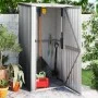 Cobertizo de jardín acero galvanizado gris 118,5x97x209,5 cm de vidaXL, Cobertizos - Ref: Foro24-150900, Precio: 159,27 €, De...