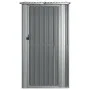 Cobertizo de jardín acero galvanizado gris 118,5x97x209,5 cm de vidaXL, Cobertizos - Ref: Foro24-150900, Precio: 159,27 €, De...