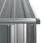 Cobertizo de jardín acero galvanizado gris 118,5x97x209,5 cm de vidaXL, Cobertizos - Ref: Foro24-150900, Precio: 159,27 €, De...
