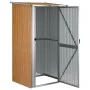 Cobertizo de jardín acero galvanizado marrón 118,5x97x209,5 cm de vidaXL, Cobertizos - Ref: Foro24-150902, Precio: 161,14 €, ...