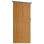 Cobertizo de jardín acero galvanizado marrón 118,5x97x209,5 cm de vidaXL, Cobertizos - Ref: Foro24-150902, Precio: 161,14 €, ...