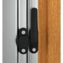 Cobertizo de jardín acero galvanizado marrón 118,5x97x209,5 cm de vidaXL, Cobertizos - Ref: Foro24-150902, Precio: 161,14 €, ...
