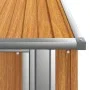 Cobertizo de jardín acero galvanizado marrón 118,5x97x209,5 cm de vidaXL, Cobertizos - Ref: Foro24-150902, Precio: 161,14 €, ...