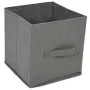 Armario almacenaje de acero con 3 cajones tela gris 34x34x101cm de vidaXL, Taquillas y armarios de almacenamiento - Ref: Foro...