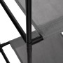 Armario almacenaje de acero con 3 cajones tela gris 34x34x101cm de vidaXL, Taquillas y armarios de almacenamiento - Ref: Foro...