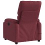 Sillón de masaje reclinable eléctrico tela rojo tinto en Sillones | Comprar online en Foru.es