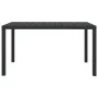 Mesa de jardín de aluminio y WPC negra 150x90x74 cm de vidaXL, Mesas de jardín - Ref: Foro24-42791, Precio: 209,08 €, Descuen...