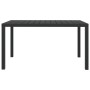 Mesa de jardín de aluminio y WPC negra 150x90x74 cm de vidaXL, Mesas de jardín - Ref: Foro24-42791, Precio: 216,75 €, Descuen...