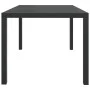 Mesa de jardín de aluminio y WPC negra 150x90x74 cm de vidaXL, Mesas de jardín - Ref: Foro24-42791, Precio: 209,08 €, Descuen...