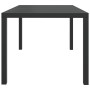 Mesa de jardín de aluminio y WPC negra 150x90x74 cm de vidaXL, Mesas de jardín - Ref: Foro24-42791, Precio: 216,75 €, Descuen...