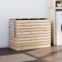 Cesto para la ropa sucia madera maciza de pino 88,5x44x66 cm de vidaXL, Cestas para ropa - Ref: Foro24-832319, Precio: 100,19...