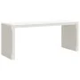 Banco de jardín extensible madera pino blanco 212,5x40,5x45 cm de vidaXL, Bancos de jardín - Ref: Foro24-832526, Precio: 113,...