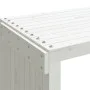 Banco de jardín extensible madera pino blanco 212,5x40,5x45 cm de vidaXL, Bancos de jardín - Ref: Foro24-832526, Precio: 113,...