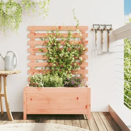 Jardinera con estantería madera maciza Douglas 79x39,5x114 cm de vidaXL, Maceteros y jardineras - Ref: Foro24-832524, Precio:...