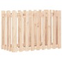 Arriate elevado jardín con valla madera maciza pino 100x50x70cm de vidaXL, Maceteros y jardineras - Ref: Foro24-832482, Preci...