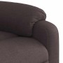 Sillón reclinable de masaje eléctrico tela marrón oscuro en Sillones | Comprar online en Foru.es