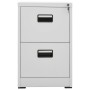 Armario archivador de acero gris 46x62x72,5 cm de vidaXL, Armarios archivadores - Ref: Foro24-336271, Precio: 156,79 €, Descu...