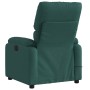 Sillón reclinable de masaje eléctrico tela verde oscuro en Sillones | Comprar online en Foru.es