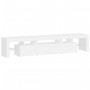 Mueble de TV con luces LED blanco 200x36,5x40 cm de vidaXL, Muebles TV - Ref: Foro24-3152810, Precio: 146,91 €, Descuento: %