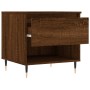 Mesas de centro 2 uds madera ingeniería roble marrón 50x46x50cm de vidaXL, Mesas de centro - Ref: Foro24-830907, Precio: 63,6...