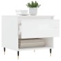Mesa de centro madera de ingeniería blanco brillo 50x46x50 cm de vidaXL, Mesas de centro - Ref: Foro24-830896, Precio: 43,98 ...