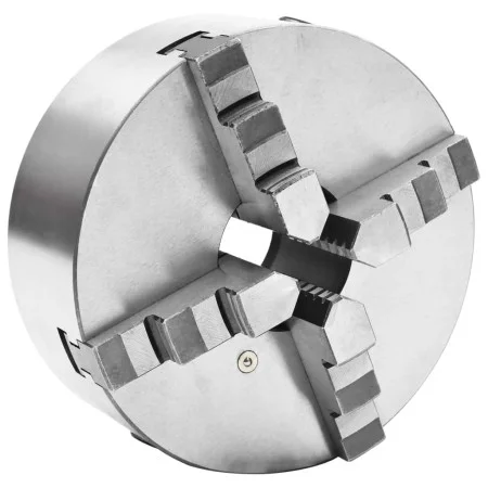 4-jaw self-centering lathe chuck 200 mm steel by vidaXL, Clamps and screws - Ref: Foro24-146712, Price: 231,63 €, Discount: %