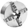 4-jaw self-centering lathe chuck 200 mm steel by vidaXL, Clamps and screws - Ref: Foro24-146712, Price: 231,63 €, Discount: %
