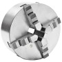 Mandril de torno autocentrante de 4 mordazas 200 mm acero de vidaXL, Abrazaderas y tornillos - Ref: Foro24-146712, Precio: 23...