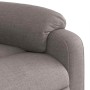 Sillón reclinable de masaje eléctrico tela gris taupe en Sillones | Comprar online en Foru.es
